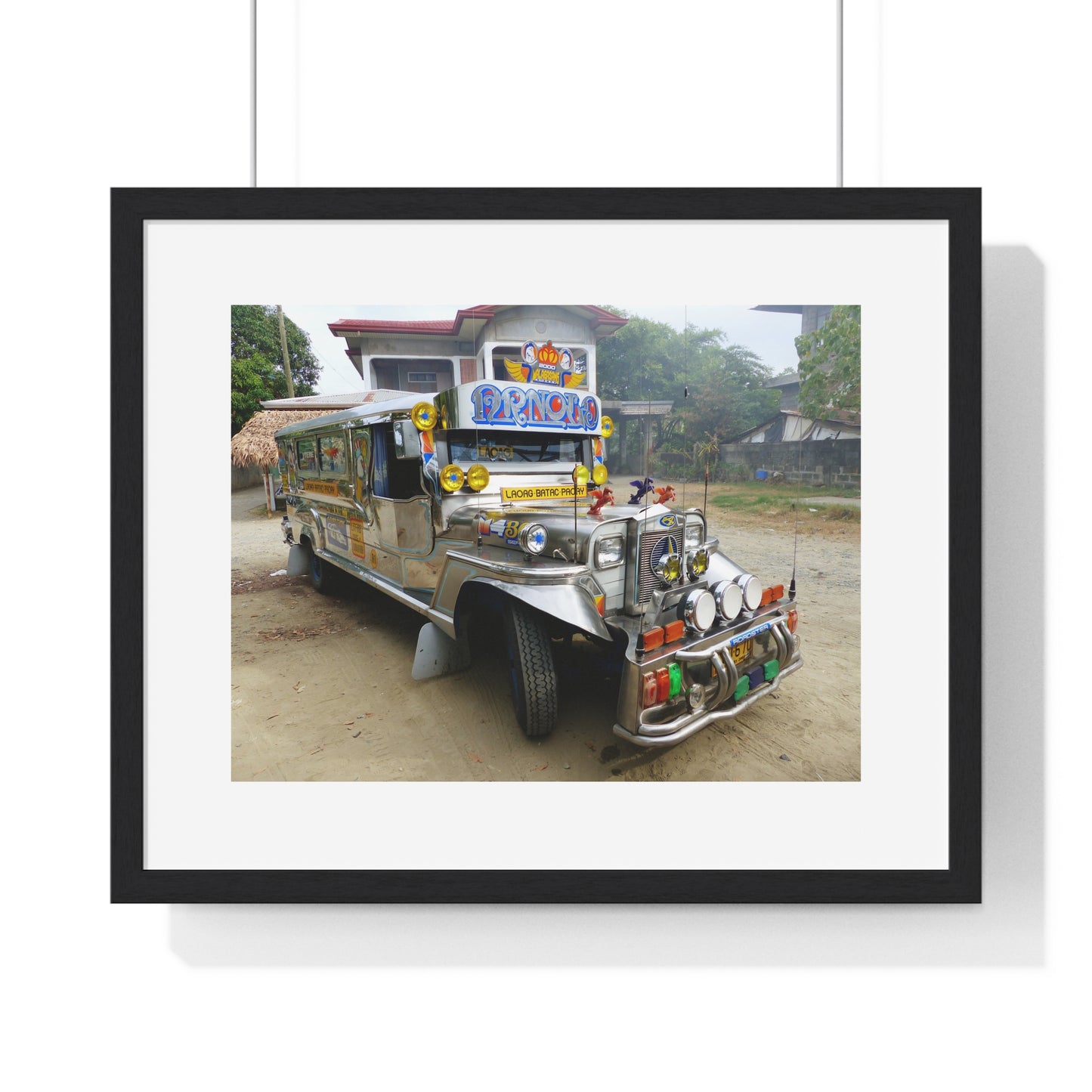 Jeepney, Philippines, Photographic Art, from the Original, Framed Print