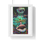 Gaia Psychedelic Art 'Designed by AI' Framed Art Print