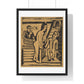 The Visit (1923) by Ernst Ludwig Kirchner, from the Original, Framed Art Print