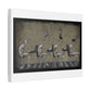 Mediocre Souls of Academia, Cartoon Art, Canvas Art Print