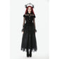 Dark in Love Seraphina Gothic Blouse, Layered Lace Cuffs