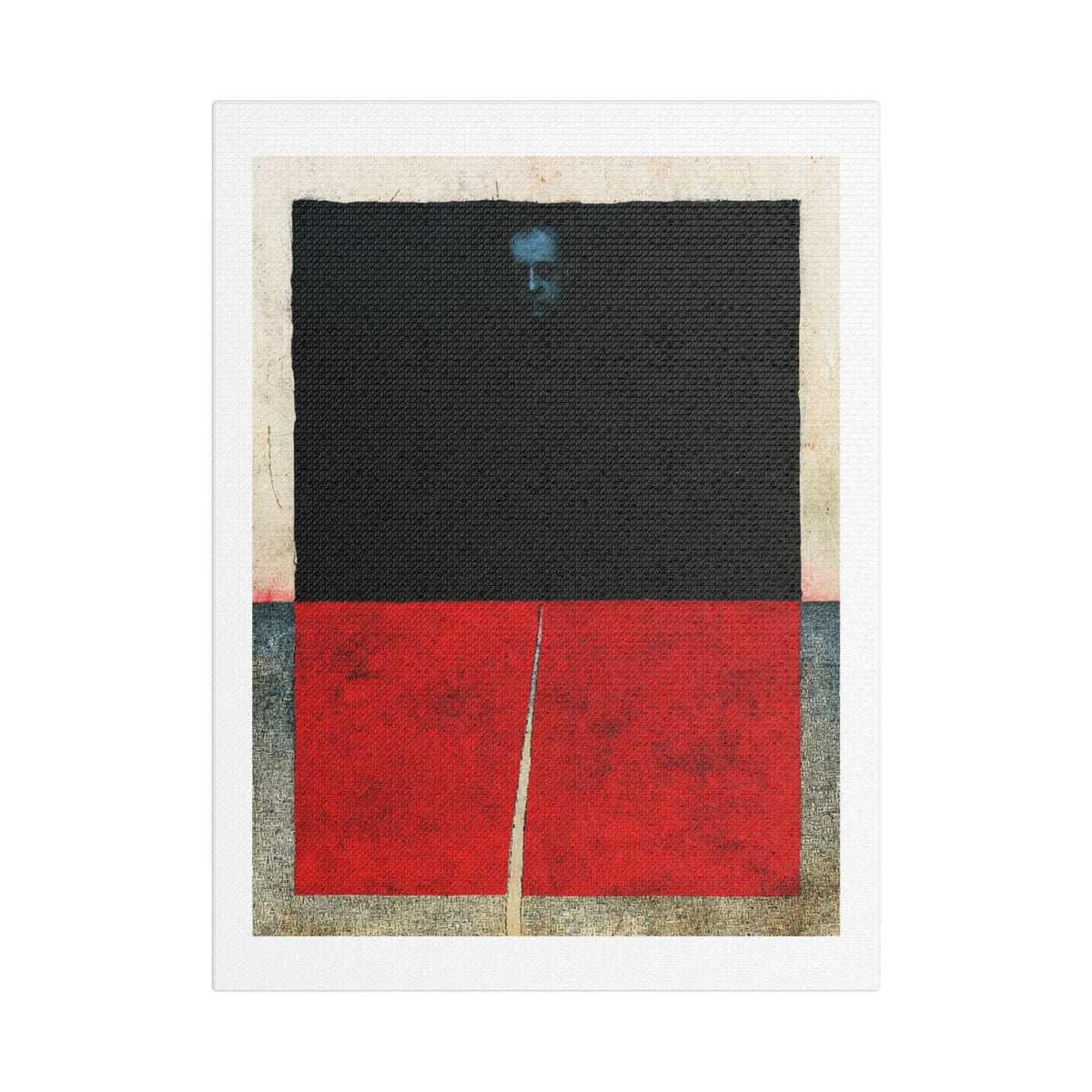 Darkness, Neo-Surrealism, Art Print on Satin Canvas, Stretched