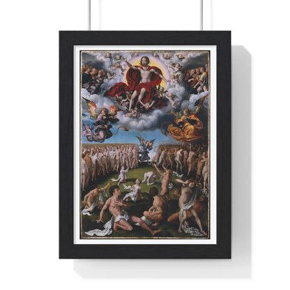 The Last Judgment (1525-1530) by Joos van Cleve, from the Original, Framed Art Print