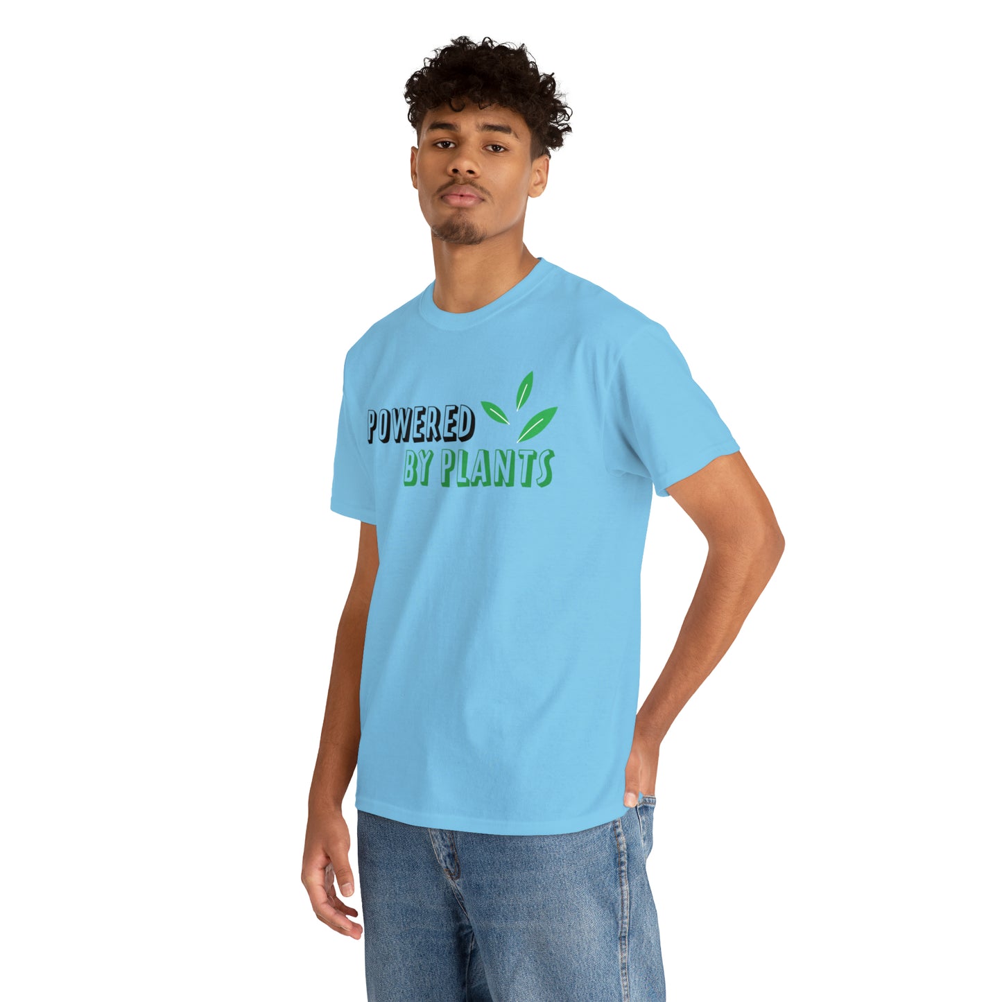 Powered By Plants Vegan T-Shirt Inspirational Unisex