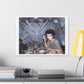 Psychedelic Japan V Abstract Art 'Designed by 'AI Canvas Art Print