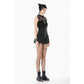 Dark in Love Ruth Mesh Strap Gothic Sleeveless Top
