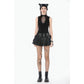 Dark in Love Metal Tactical Punk Skirt