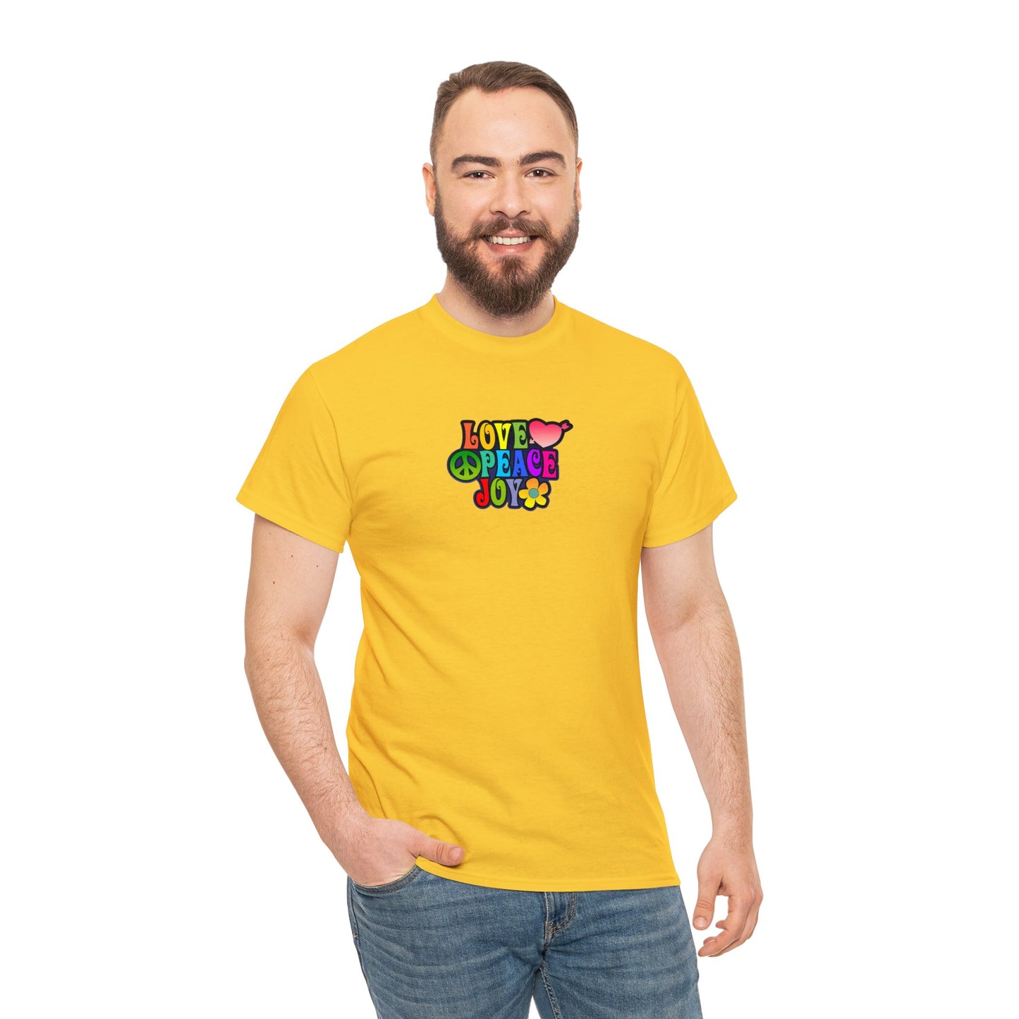 Love and Peace and Joy Psychedelic T-Shirt