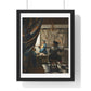 The Allegory of Painting (1666 –1668) by Johannes Vermeer, from the Original, Framed Art Print