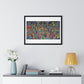 Demons and NPCs Diorama, Cartoon Art 'Designed by AI' Framed Art Print