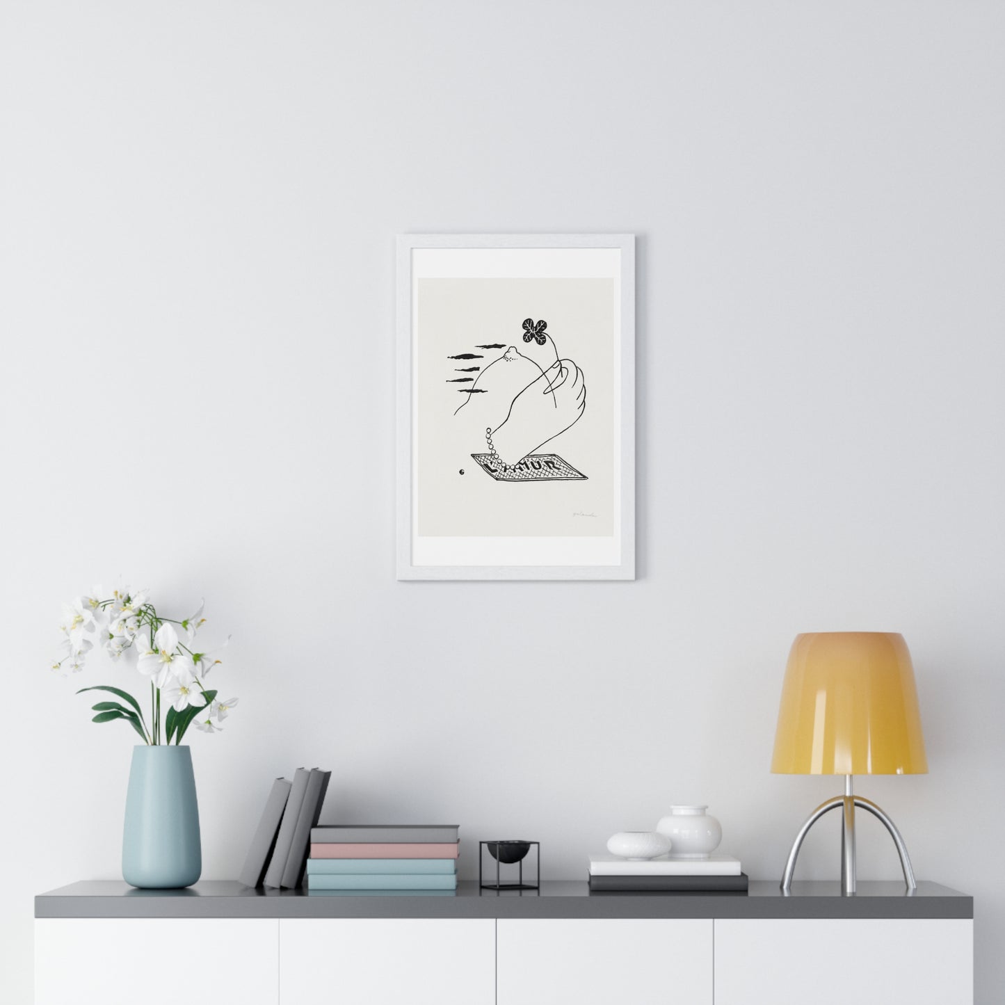 Volcano (1930) by Mikulas Galanda, from the Original, Framed Print