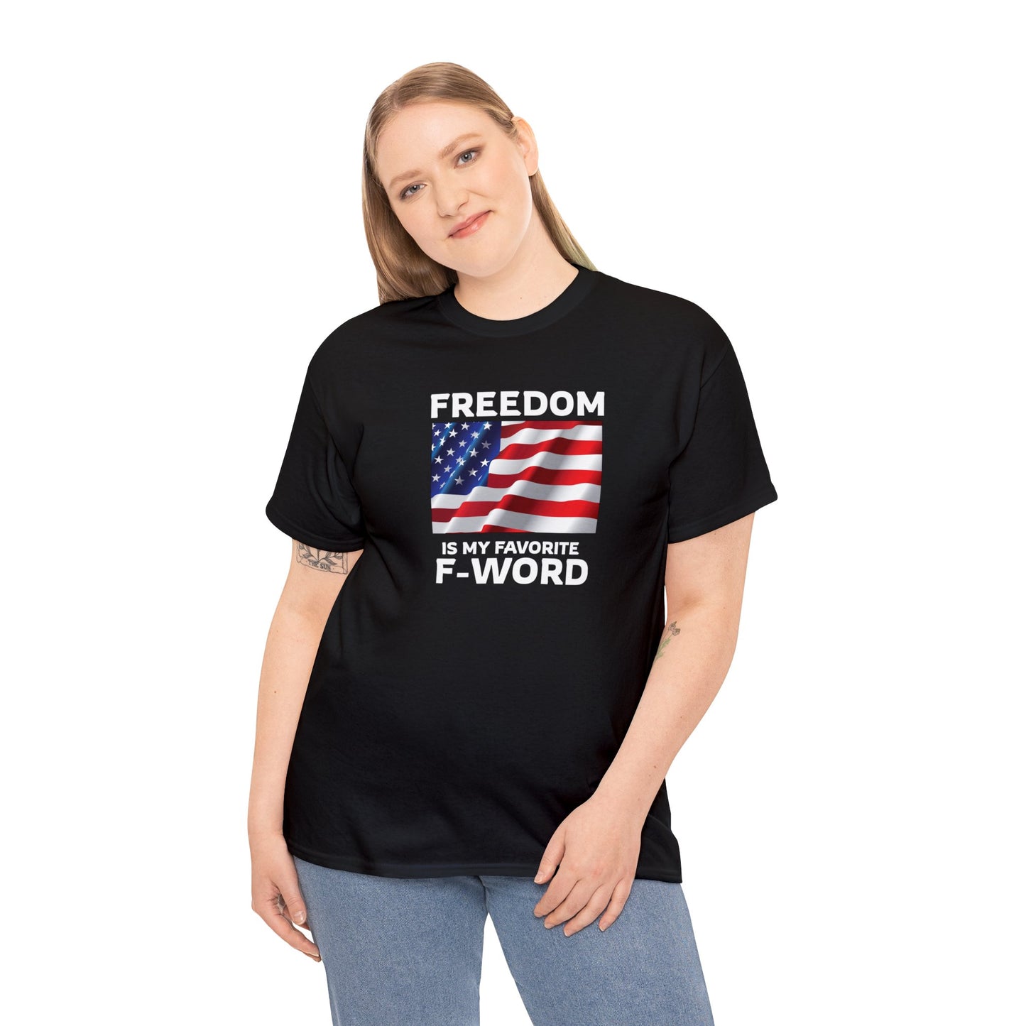 Freedom Is My Favorite F-Word, USA Stars and Stripes T-Shirt