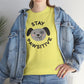 Stay Pawsitive, Dog Lover's Cotton T-Shirt