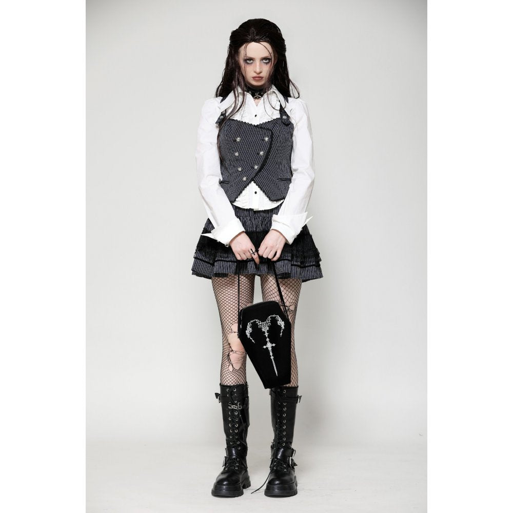 Dark in Love Quinn Mystic Horn Goth Coffin Bag