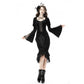 Dark In Love Zira Velvet Fishtail Midi Skirt