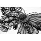 Dark in Love Lysandra Butterfly Lace Beaded Collar Necklace