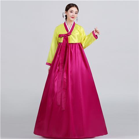 Women's Korean Asian National Court Dress, Performance Costume Stage Wear