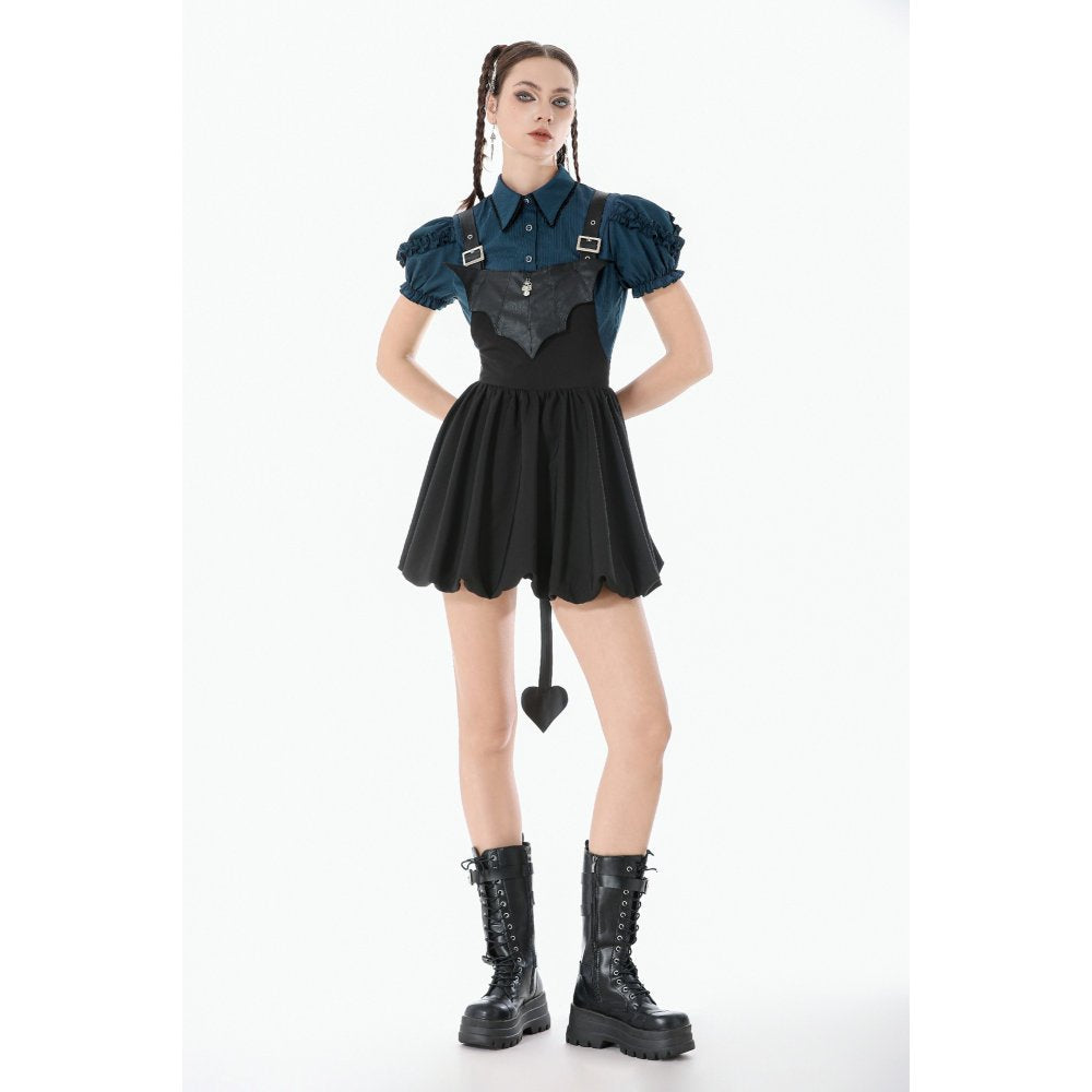Dark In Love Lilith 'Bat' Harness Bubble Dress