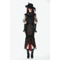 Dark in Love Morwenna Gothic Lace Ruffle Capelet