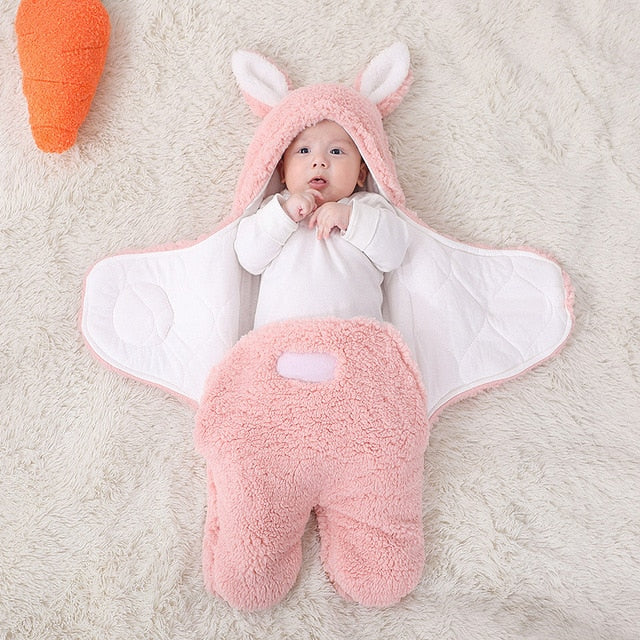 Bunny Ears Baby Sleeping Bag