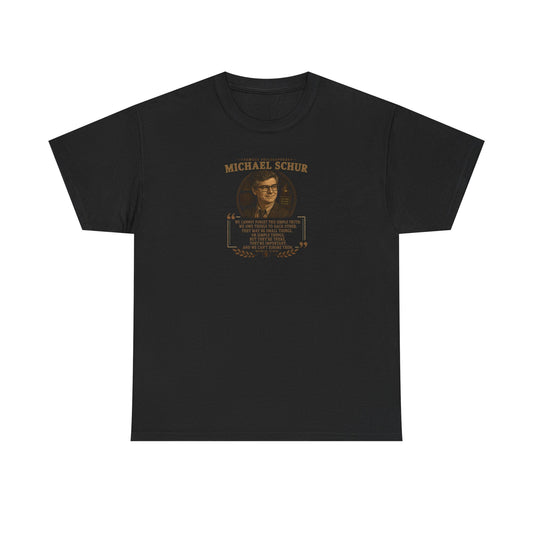 Michael Schur on What We Owe to Eachother, Philosophy Tribute T-Shirt