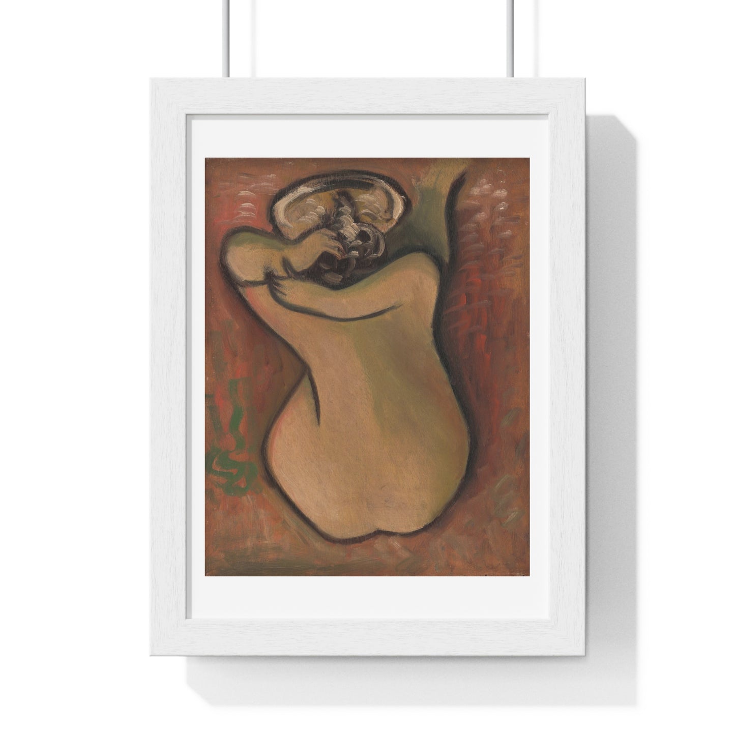 Woman Washing Herself (1930-1939) by Mikuláš Galanda, from the Original, Framed Art Print