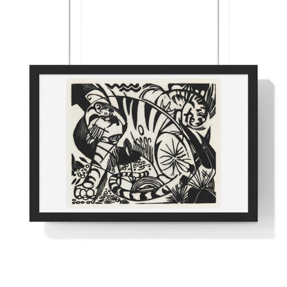 Tiger (1912) by Franz Marc, from the Original, Framed Art Print