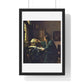 The Astronomer (circa 1668) by Johannes Vermeer, from the Original, Framed Art Print