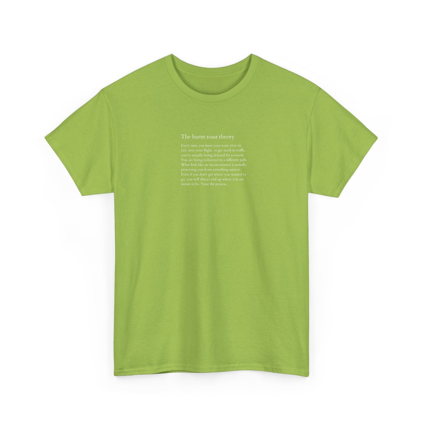 The Burnt Toast Theory, Philosophical T-Shirt