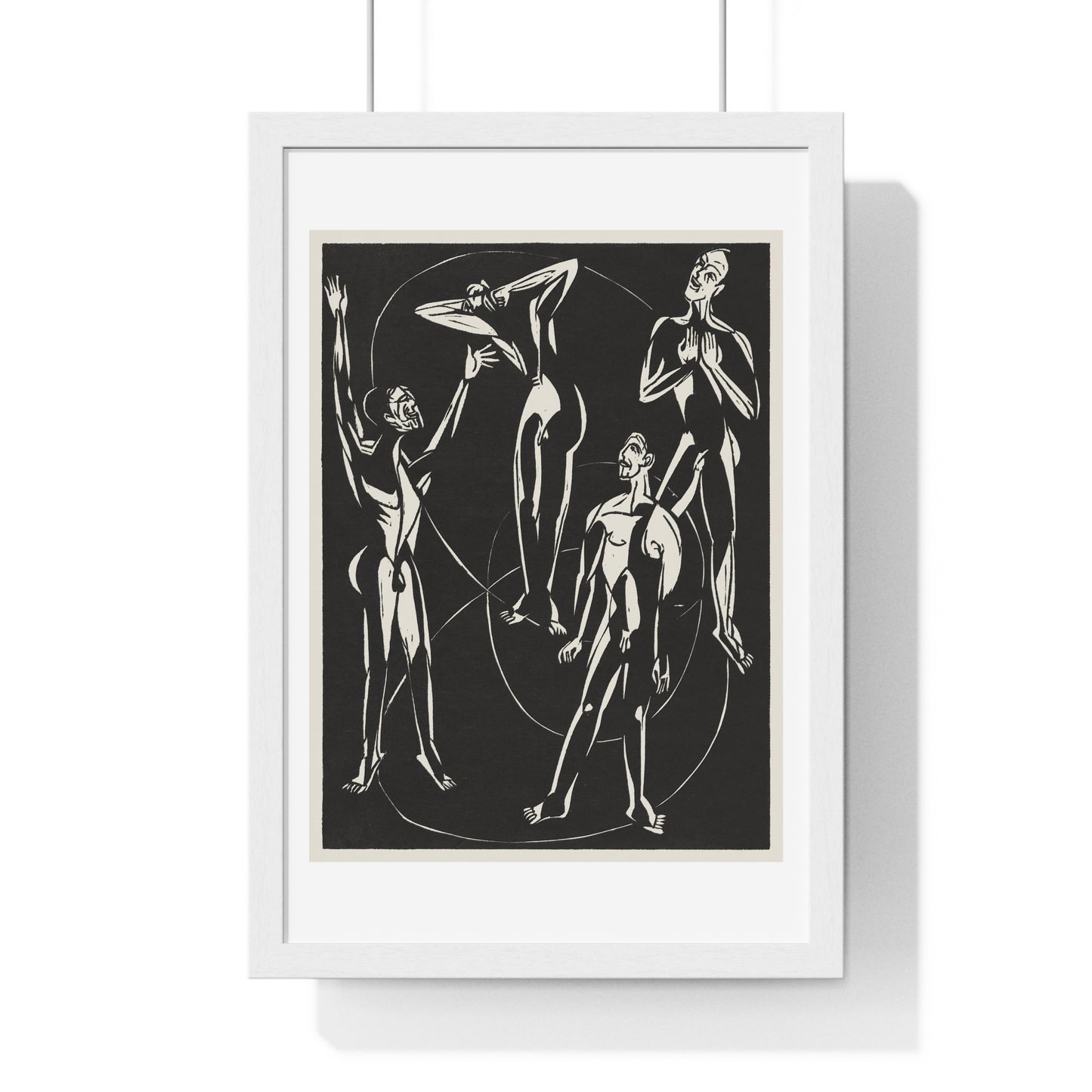 Feelings (1937) by Ernst Ludwig Kirchner from the Original, Framed Art Print