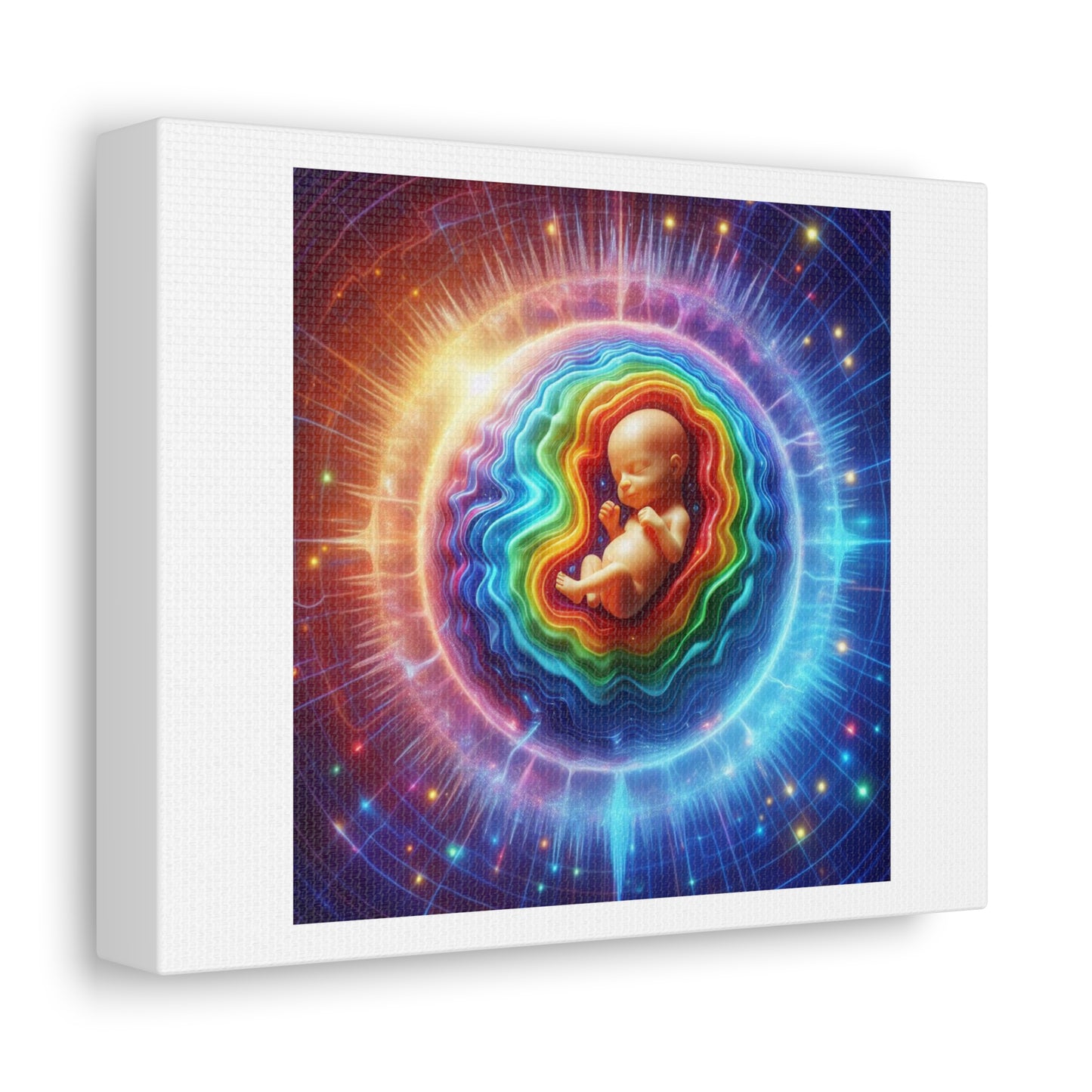 Women Carry Atoms from their Baby's Body for their Entire Lives and Vice Versa, Print on Canvas