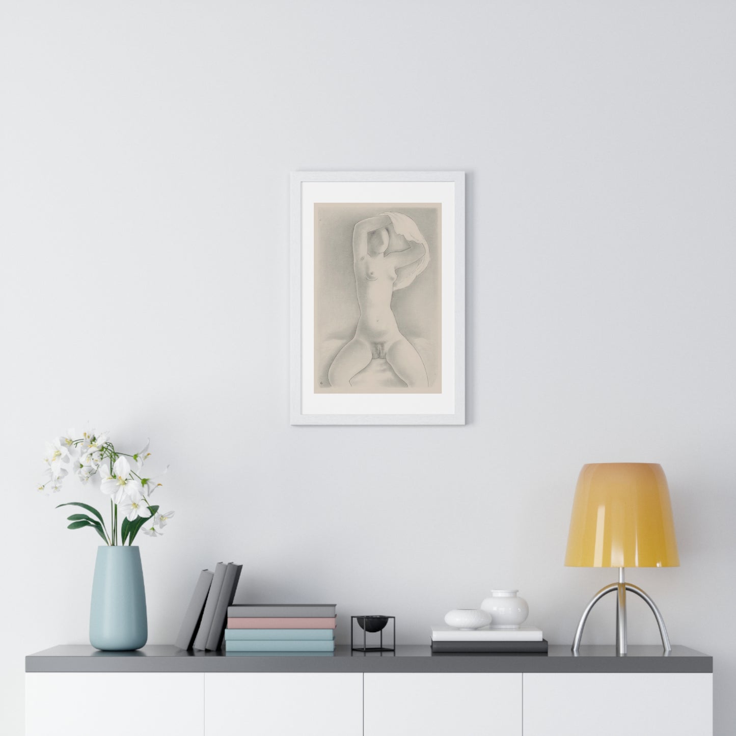 Woman With Shirt VIII by Mikuláš Galanda from the Original, Framed Art Print