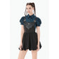 Dark In Love Lilith 'Bat' Harness Bubble Dress