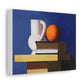 Arrangement with White Jug, Orange and Book (1932–1933) by Vilhelm Lundstrom Printed on Satin Canvas