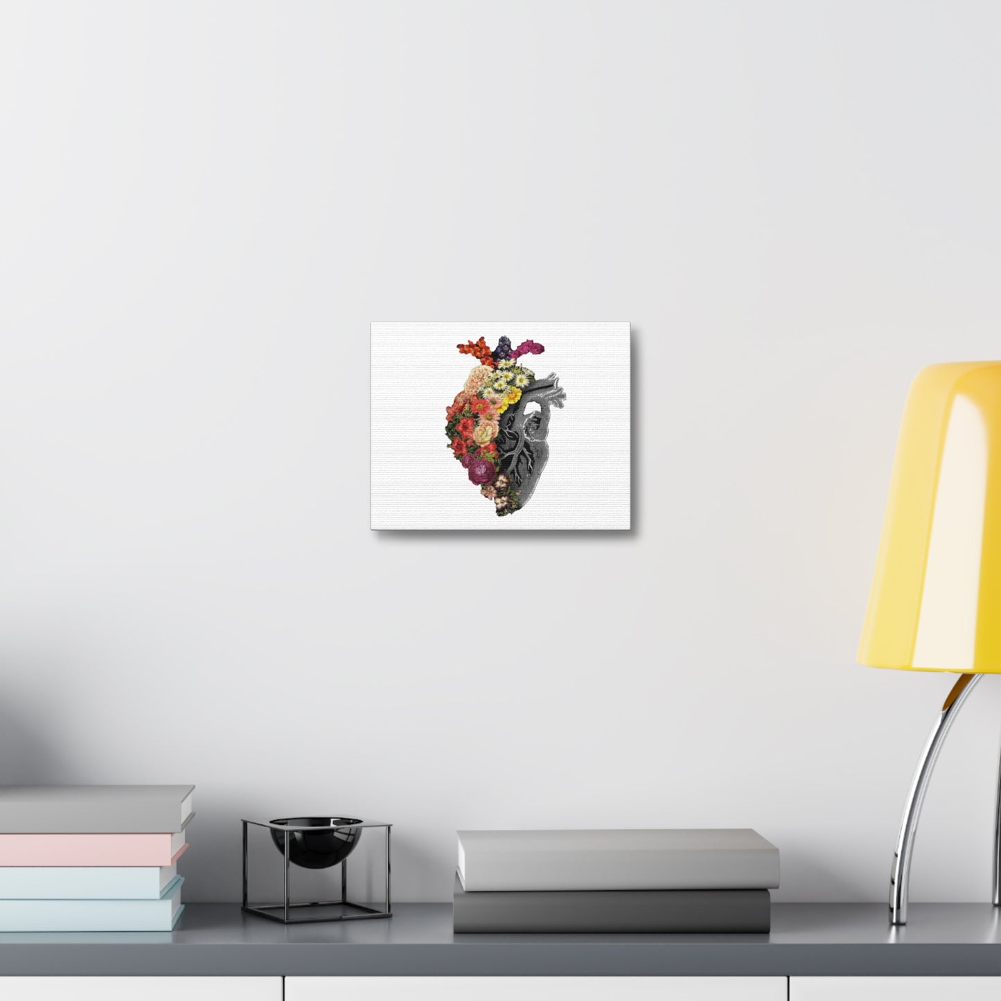 Transcending Human Consciousness Superconsciousness Human Heart 'Designed by AI' on Canvas