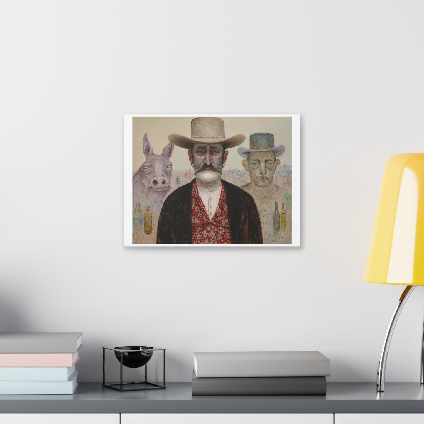 How the West Was Won IV 'Designed by AI' Canvas Art Print