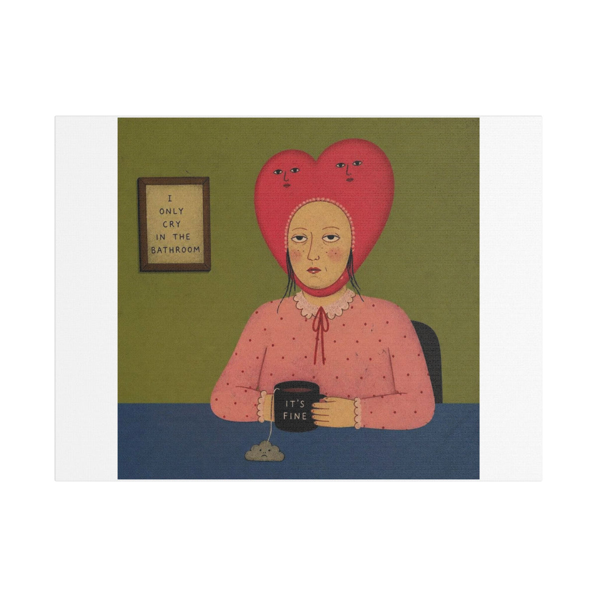 It's Fine VII, Cartoon Art Print on Canvas