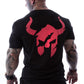 Round Neck Viking Design Slim Fit T-Shirt