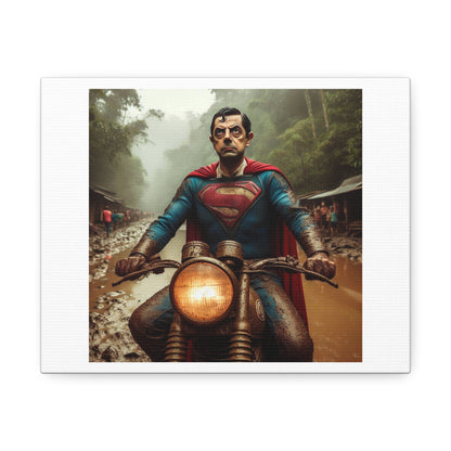 Mr Bean Super Bean 'Designed by AI' Art Print on Canvas