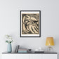 Figurative Abstraction, from the Original, Wooden Framed Print