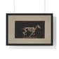 Skeleton of Horse Running, Leaving the Ground (circa 1881) by Eadweard Muybridge, from the Original, Framed Print