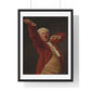 Self-Portrait, Yawning (circa 1783) by Joseph Ducreux, from the Original, Framed Art Print