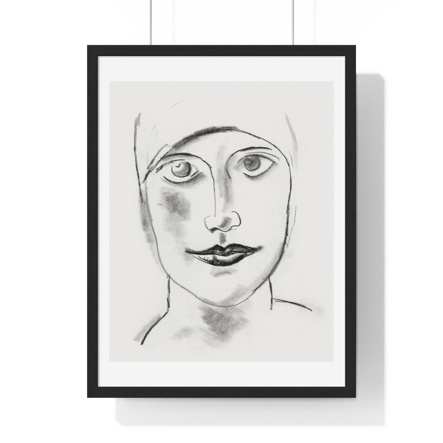 Woman's Head (circa 1927) by Leo Gestel, from the Original, Framed Art Print