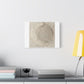 Quiet Limestone Orbit, Large Decor Art Print on Canvas