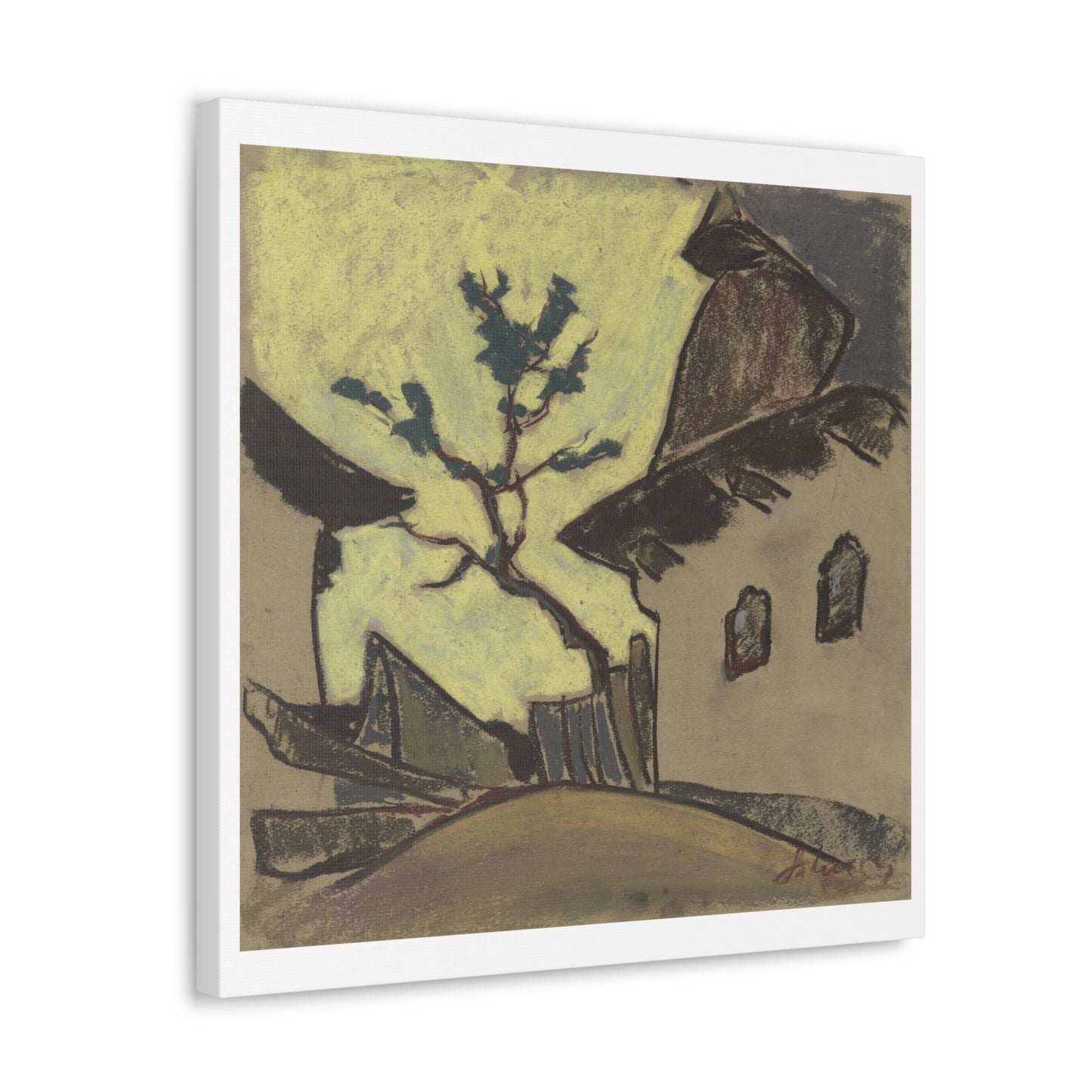 Village Cottage (1931) by Zolo Palugyay Art Print from the Original