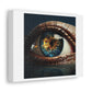 Human Eye is the Window to the World, Abstract Art II 'Designed by AI' Print on Canvas