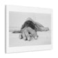 Woman's Body Black & White Photographic Art Print on Satin Canvas