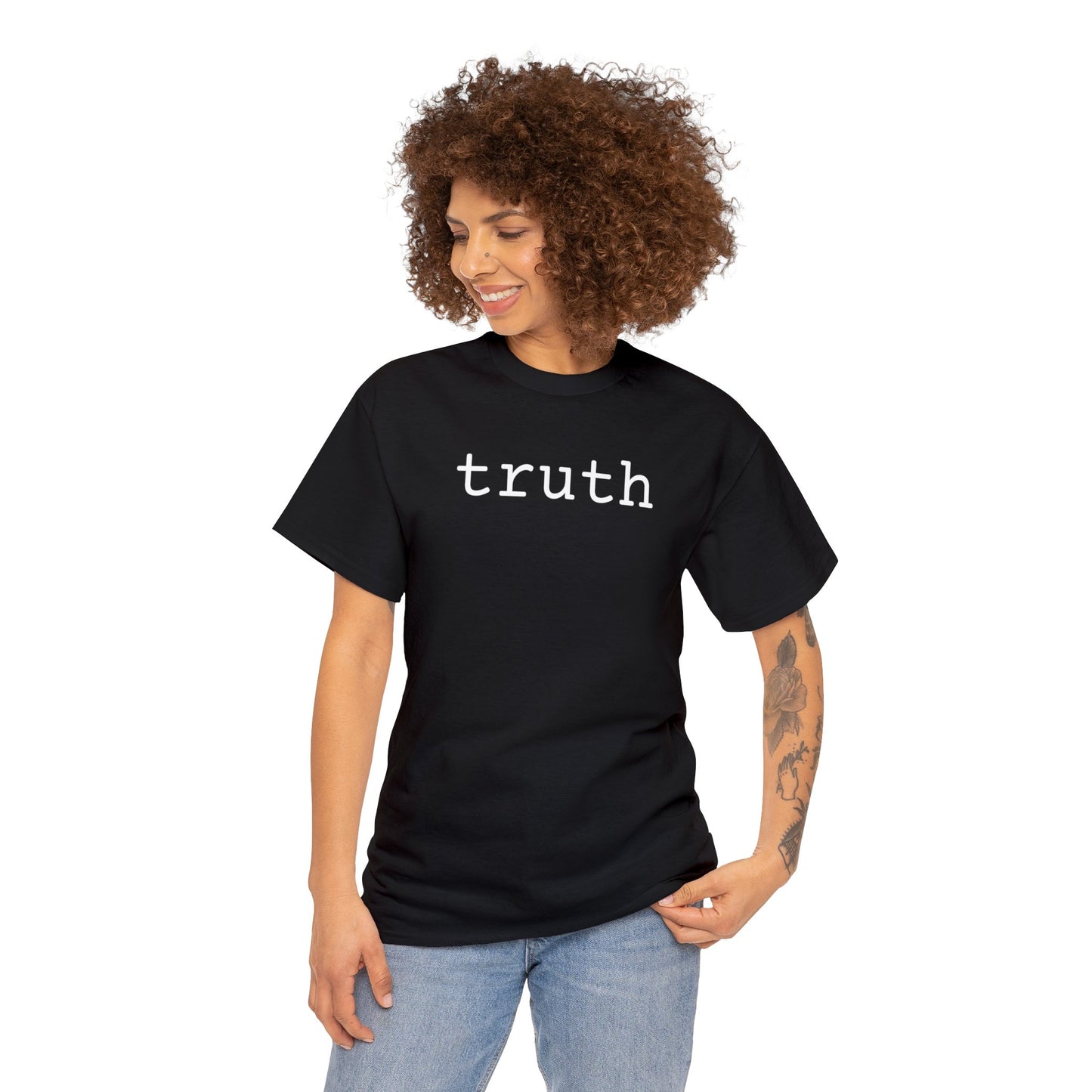 'Truth' Cotton T-Shirt #FreeJulianAssange
