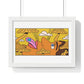 Psychedelic Cartoon Art, Framed Print