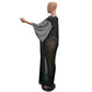 Mesh Robe Cover Up with Swimsuit Set, Plus Sizes